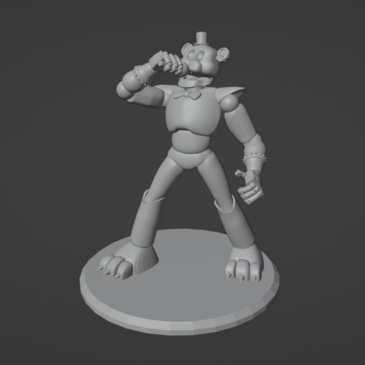 STL file Glamrock Freddy・3D printable model to download・Cults