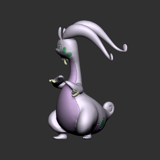 🐉 POKEMON 706-Goodra・ STL File for 3D printing・Cults