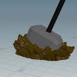 hammer.jpg Thor's Hammer (Mjolnir) Wacon Intuos Pen Holder