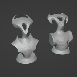 2bust.png Файл STL Бюсты архитекторов Subnautica с низким уровнем поли・Шаблон для 3D-печати для загрузки