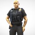 P1.26.jpg N1 American Police Officer Miniature 3D print model