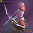 pink05.jpg 3D file Pink Ranger - Mighty Morphin Power Rangers・Model to download and 3D print
