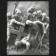 8.png 3D Model STL File for CNC Router Laser & 3D Printer Stations of the Cross Pack