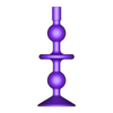 Portavelas001.stl Vertical Candlestick - Elegant 3D Design for a Candle