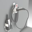 Untitled 738.jpg **Improved Updated Version** TESLA MOBILE CHARGER GEN 2  - CABLE HOLDER WALL MOUNT Bracket for Gen2 UMC North America and EUROPE with bonus Tesla drink coasters included!