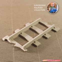 09.jpg STL file Straight Track (No1A) - Euroreprap Railroad System・3D print model to download