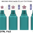 19.png STL file MICRO POLYMER CLAY CUTTERS/EULITEC.COM/CC/COPYRIGHTED LICENSE・3D printable model to download
