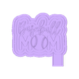 12- Baseball mom v0.stl Baseball Mom Freshie Mold