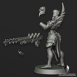 WrackedWarriors_Ranged_03_02.png 3D file Cursed Warriors - Set 02 - All Female - Cursed Elves・3D print design to download, edgeminiatures