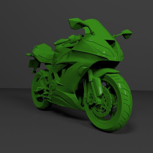 Kawasaki Ninja ZX-6R 636 2013-2018 Ready for Printing 3D model