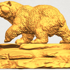 A01.png Free 3D file Bear 01・3D print object to download