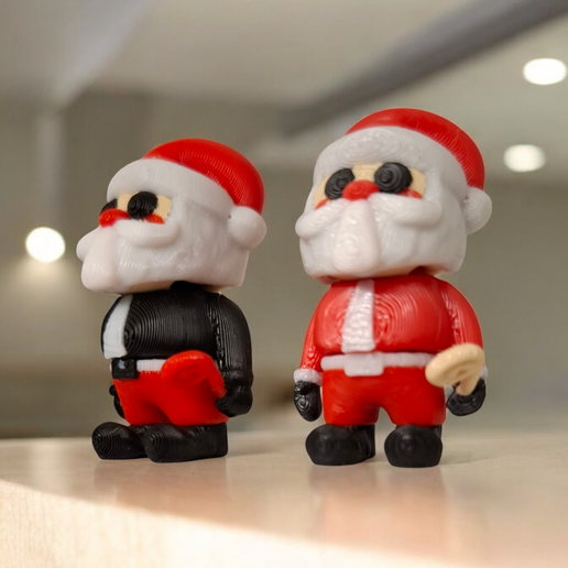 Flexi Santa Claus – Articulated, Posable Holiday Toy - 3D Printable STL ...