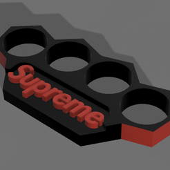 3D file Supreme Logo Light・Template to download and 3D print・Cults