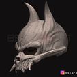 10.JPG Oni Skull Mask - Hannya Mask-Devil Mask For cosplay 3D print model