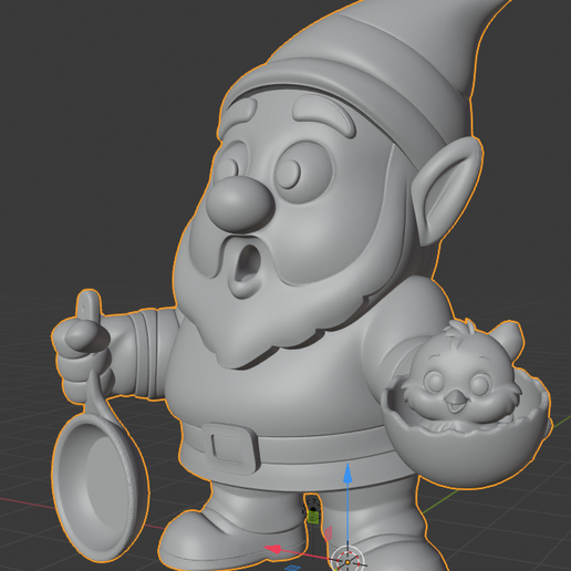 gnome (gnome with chicken and frying pan)