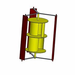 turbine.jpg STL file wind turbine with Vertical axis・3D printable model to download