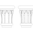 Capital2-10.JPG Simple Rose Leaves Column Capital 3D print model