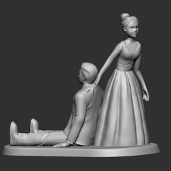 P4_1.jpg STL-Datei Hochzeitstorten-Topper 4・Design für 3D-Drucker zum herunterladen, Gurinder