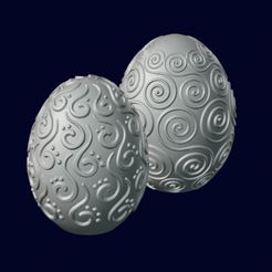 SmartSelect_20230318-160434_Nomad-Sculpt.jpg Fichier STL Oeufs de Pâques (bougies) pack1・Plan pour imprimante 3D à télécharger