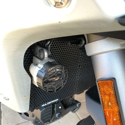 Download STL file Ducati fog light protector • 3D printing template ・ Cults