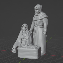 Nativity.png Belén con Jesús, María y José