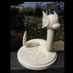 Schermata_2016-10-06_alle_12.09.39.png Free STL file Dratini Pokemon go dragonite evolution・3D print model to download