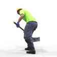 Co-c1.50.29.jpg N10 Construction worker with shovel, troweling tool and helmet