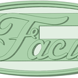 Facu_1.png Customized Facu Ford cookie cutter
