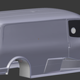 supervan rear.png ford supervan 3 for 1:10 rc car stl for 3d printing