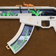 4921edc6-c400-4a98-80ae-2068b5a1f1ce.png Valorant 1:1 Neptune Vandal (the blub blub Rifle) Cosplay Props - FDM Printable - Color Separated Parts