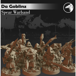Spear-Warband.png STL file Goblin Spears/Stabbas/Sharpsticks・3D print design to download
