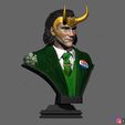 06.jpg Loki Bust - TV series 2021 - Marvel Comics 3D print model