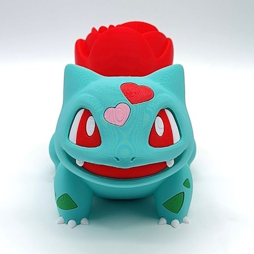 🐉 POKEMON BULBASAUR - FLOWER - BY COLORS・ 3MF File for 3D printing・Cults