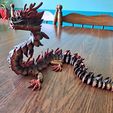 Flexi Print-in-Place Imperial Dragon with 3MF Included!
