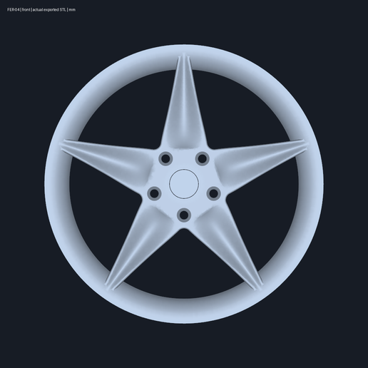 Ferrari 360 standard starfish decorative reconstruction
