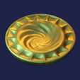r-2.png 3D Modell STL FILE .Serving plate-28. Für CNC-Router Graveur.
