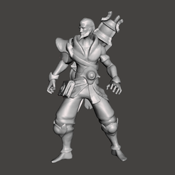 1.png Fichier STL Guardian of the Sands Ryze Modèle 3D・Modèle à imprimer en 3D à télécharger