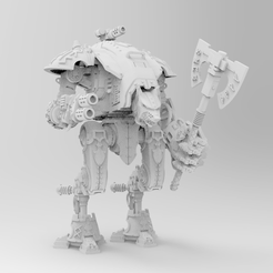 Render1.png Бесплатный STL файл Wolf Prince Conversion for Armor Bearer・Объект для скачивания и 3D печати