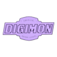 Logo Digimon.stl Digimon Digital Monsters Logo