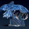 WIP18.jpg One Piece - Aokiji Kuzan Marine Admiral statue - Blue Pheasant 3D print model