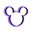 cabeza.stl mickey cookie cutter pack x4