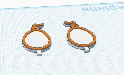 BalloonCults3d123.jpg Balloon Earrings - Simple