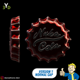 4.png Fallout Nuka-Cola Cap Replica Set