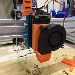 IMG_0572[1.JPG Free STL file EleksMaker Laser A3 Pro Assist Fan・3D printer design to download