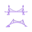 2 Bridge.obj 2 bridges set 3d printable