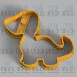 DINO.jpg Fichier STL Dinosaure - Coupe-biscuits de dinosaure・Objet pour imprimante 3D à télécharger