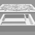 Captura-de-Pantalla-2023-01-23-a-las-11.59.33.jpg STL file MAGNETIC LID TRAY BOX WEED TRAY-BOX 1 180X140X40MM EASY PRINT PRINTING WITHOUT SUPPORTS・Model to download and 3D print