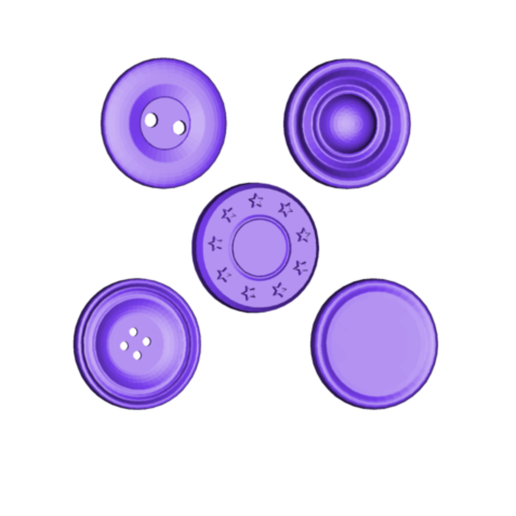 BUTTONS.png Download free STL file Buttons • 3D printer model, 3DBuilder
