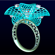 Nhan-luoi-N5098-02.png Flower ring - Mesh ring - Womens ring - N5098