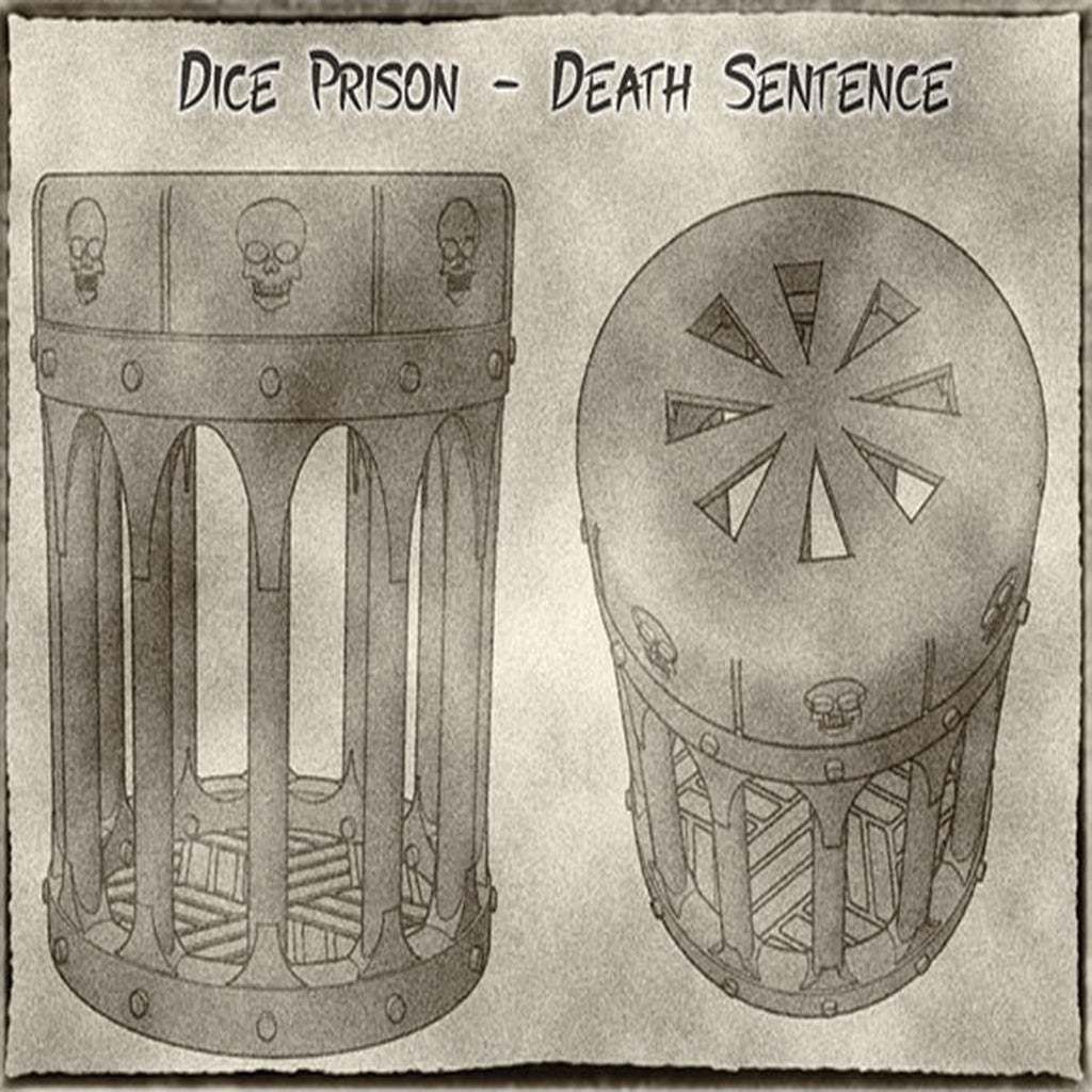 STL file D&D Dice Prison III or Jail with Lid for Dungeons & Dragons